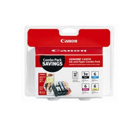 Canon Canon Computer Systems 4479A292AB BCI-3e/6 4 colors w/ photo pap 4479A292AB